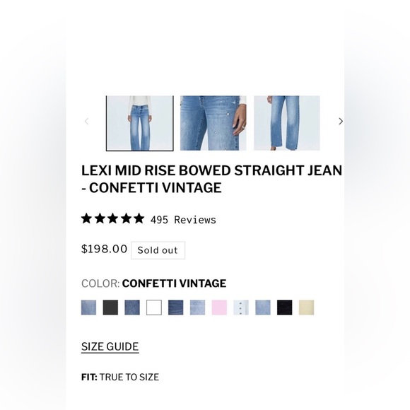 Pistola Light Blue Straight Leg Jeans size 28 - Picture 6 of 6